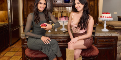 Megan & Isa: Latina Tradwives Share Your Cock in VR vr porn