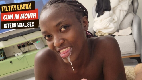 African Jiji Gets Railed by White Cock